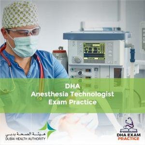 DHA Anesthesia Technologist Exam Practice