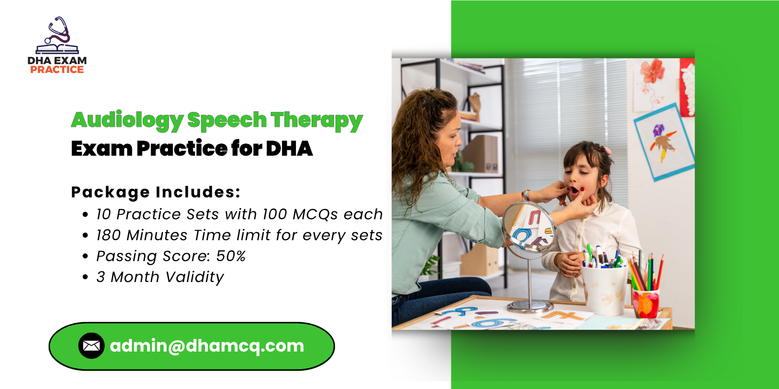Audiology Speech Therapy Exam Practice for DHA