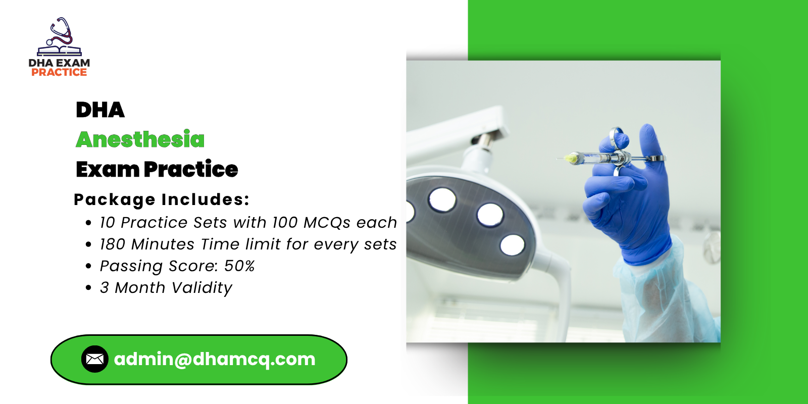 DHA Anesthesia Exam Practice