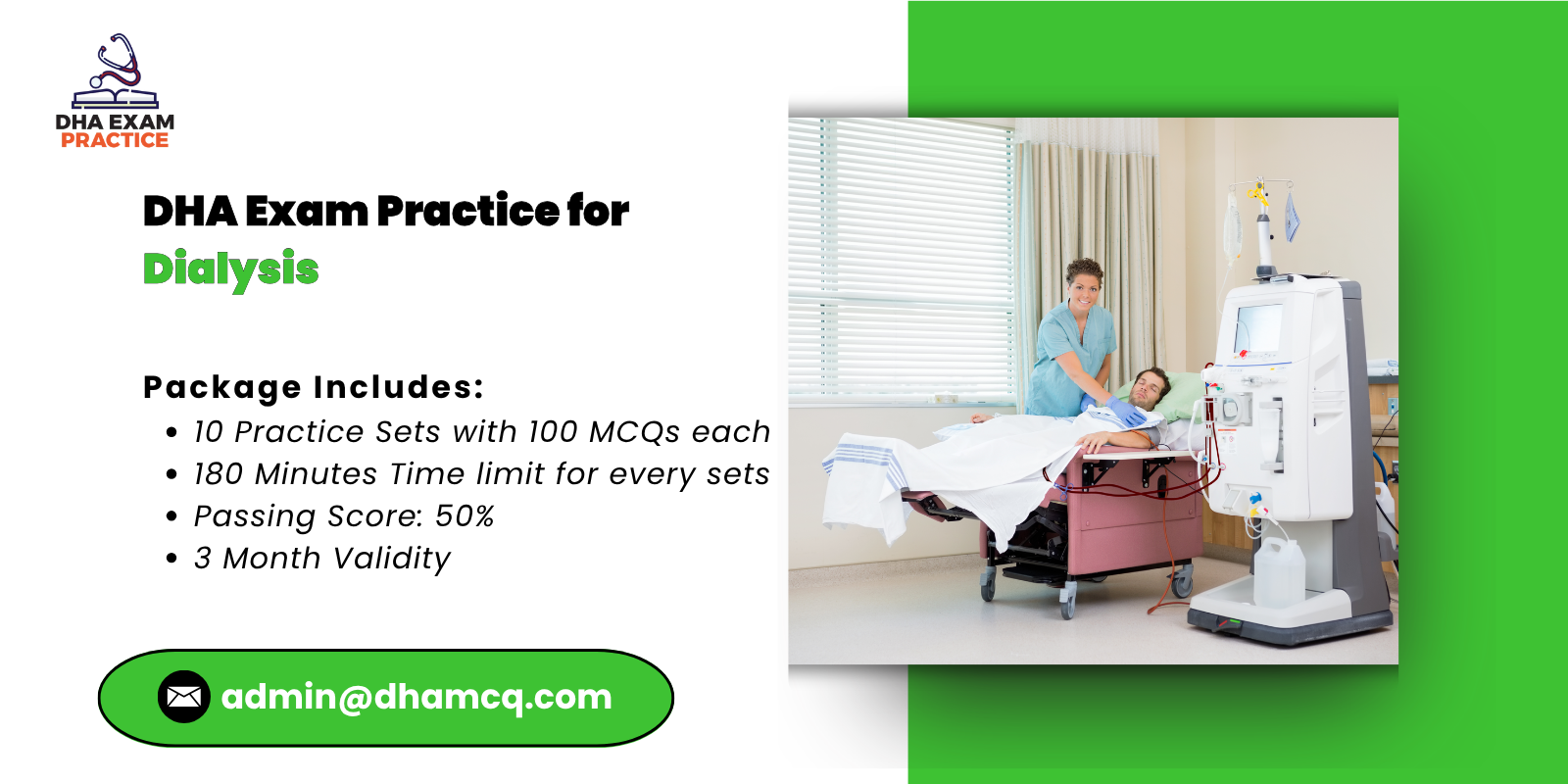 DHA Exam Practice for Dialysis