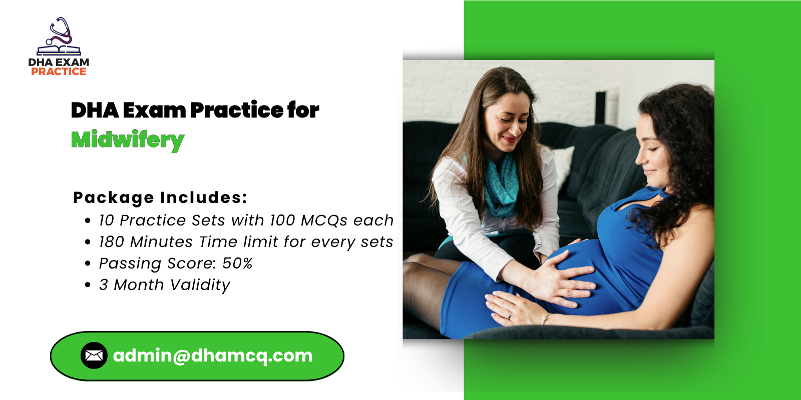 DHA Exam Practice for Midwifery