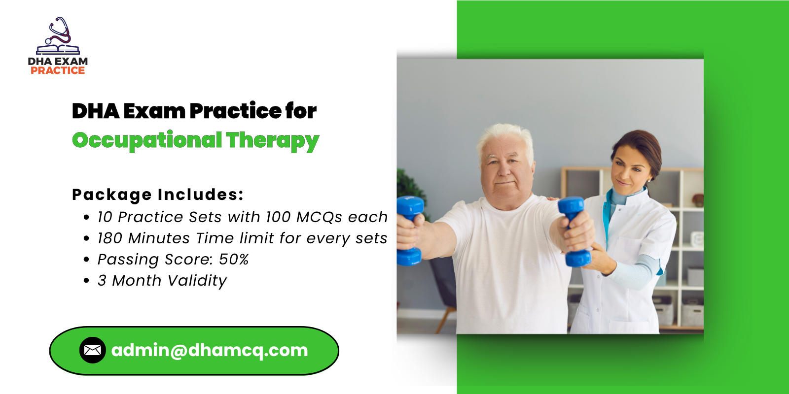 DHA Exam Practice for Occupational Therapy
