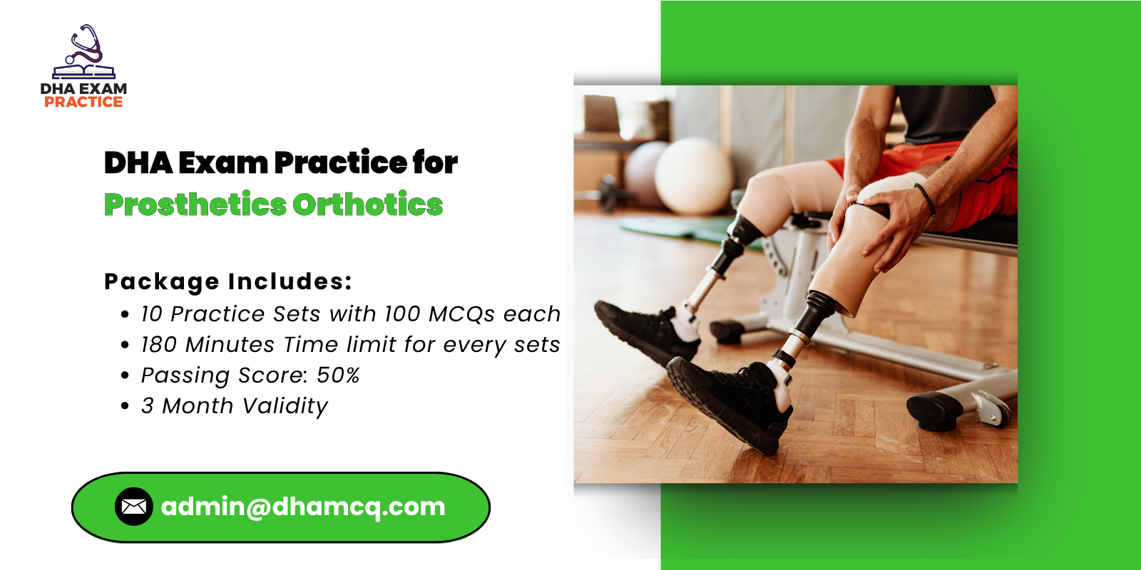 DHA Exam Practice for Prosthetics Orthotics