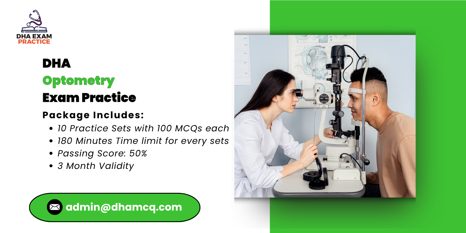 DHA Optometry Exam Practice