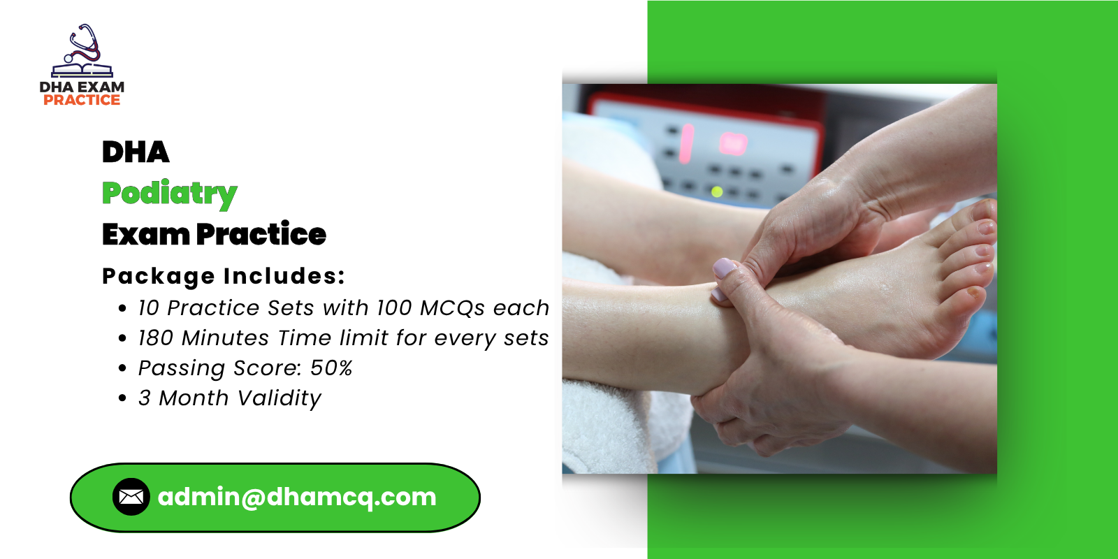 DHA Podiatry Exam Practice
