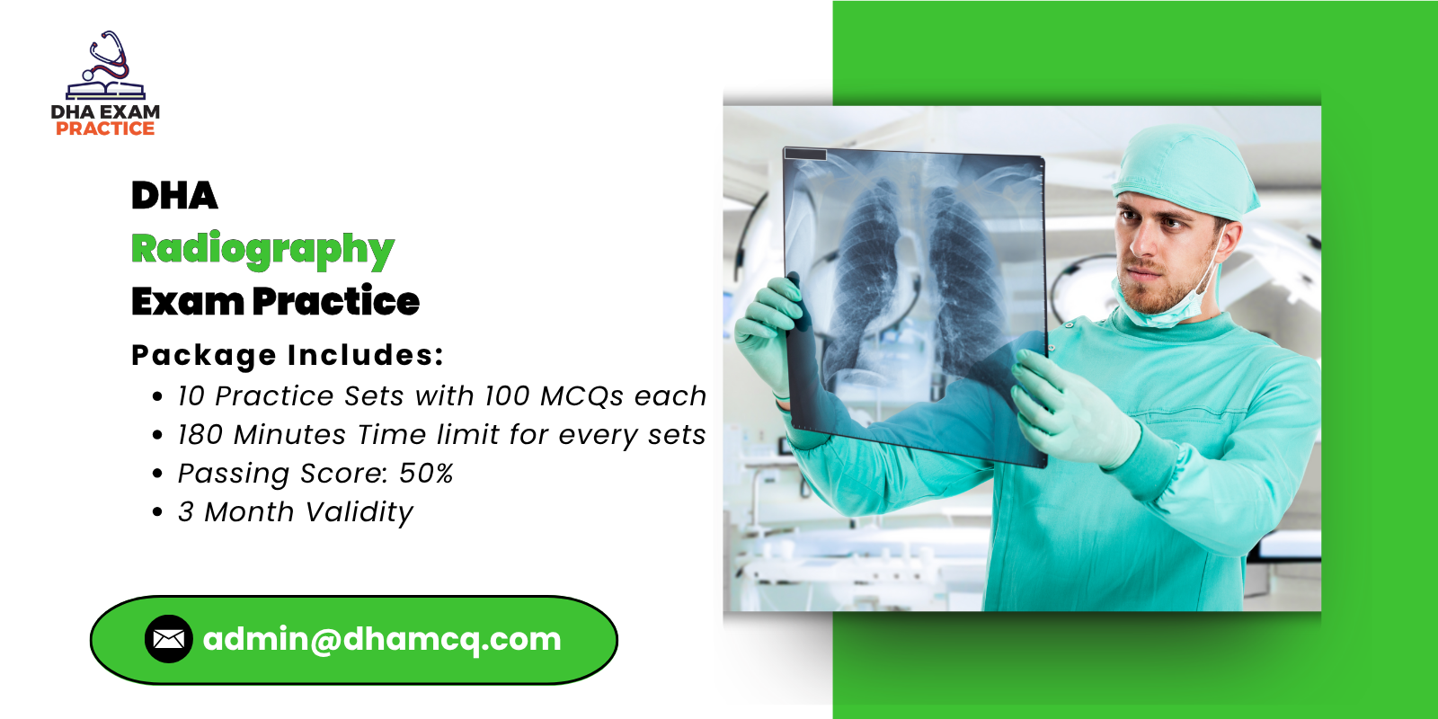 DHA Radiography Exam Practice