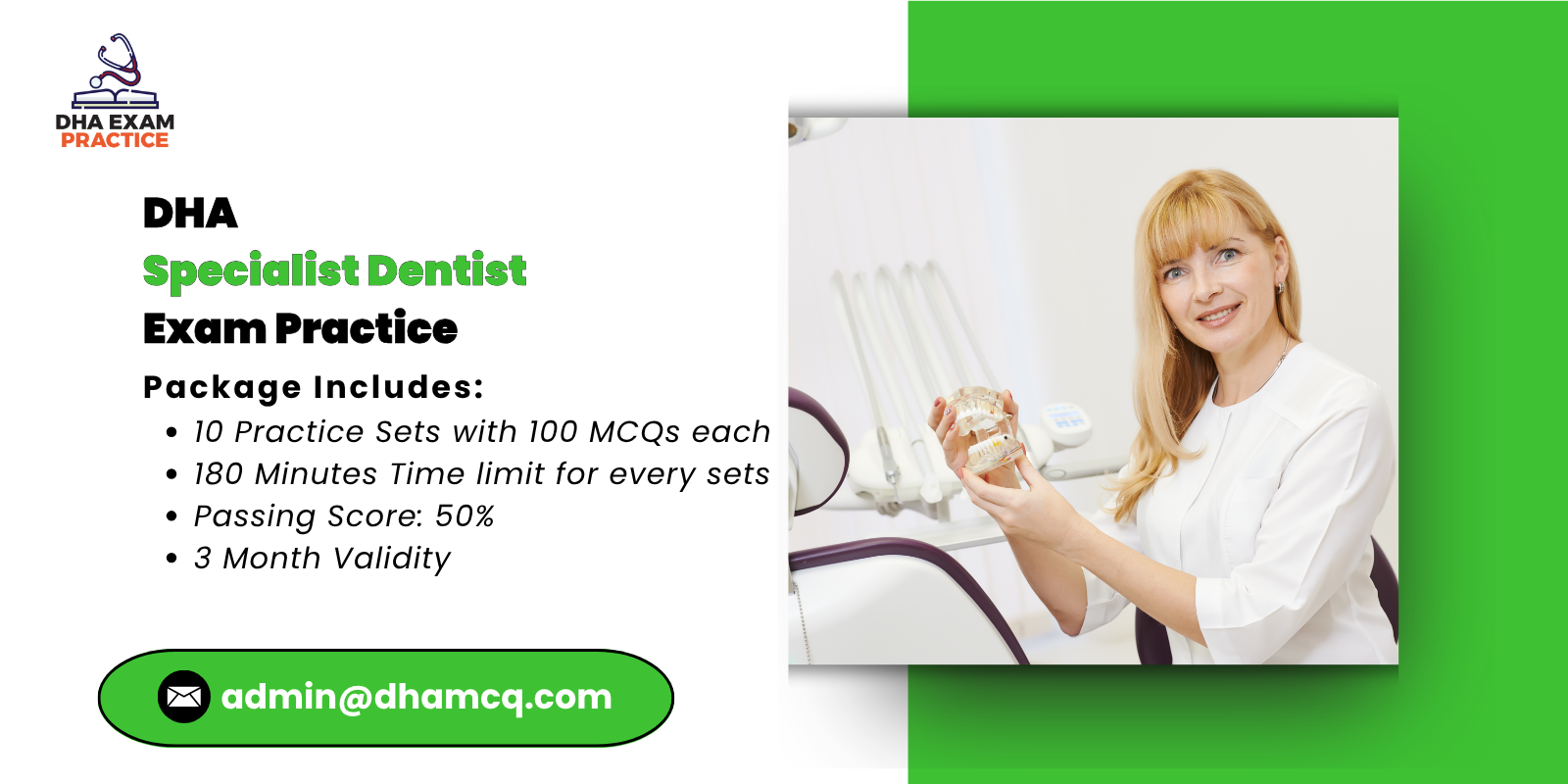 DHA Specialist Dentist Exam Practice