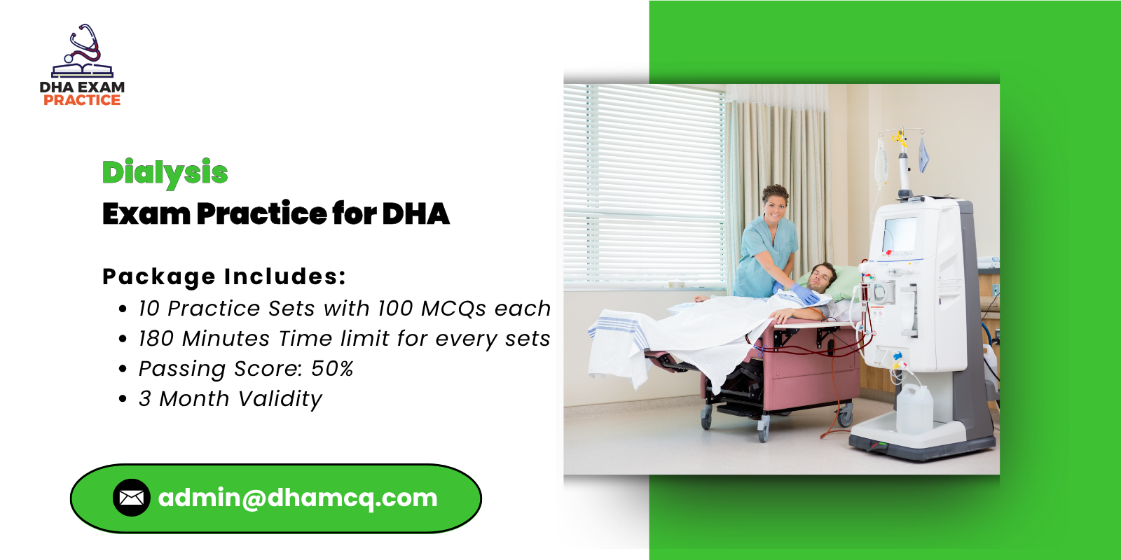 Dialysis Exam Practice for DHADHA