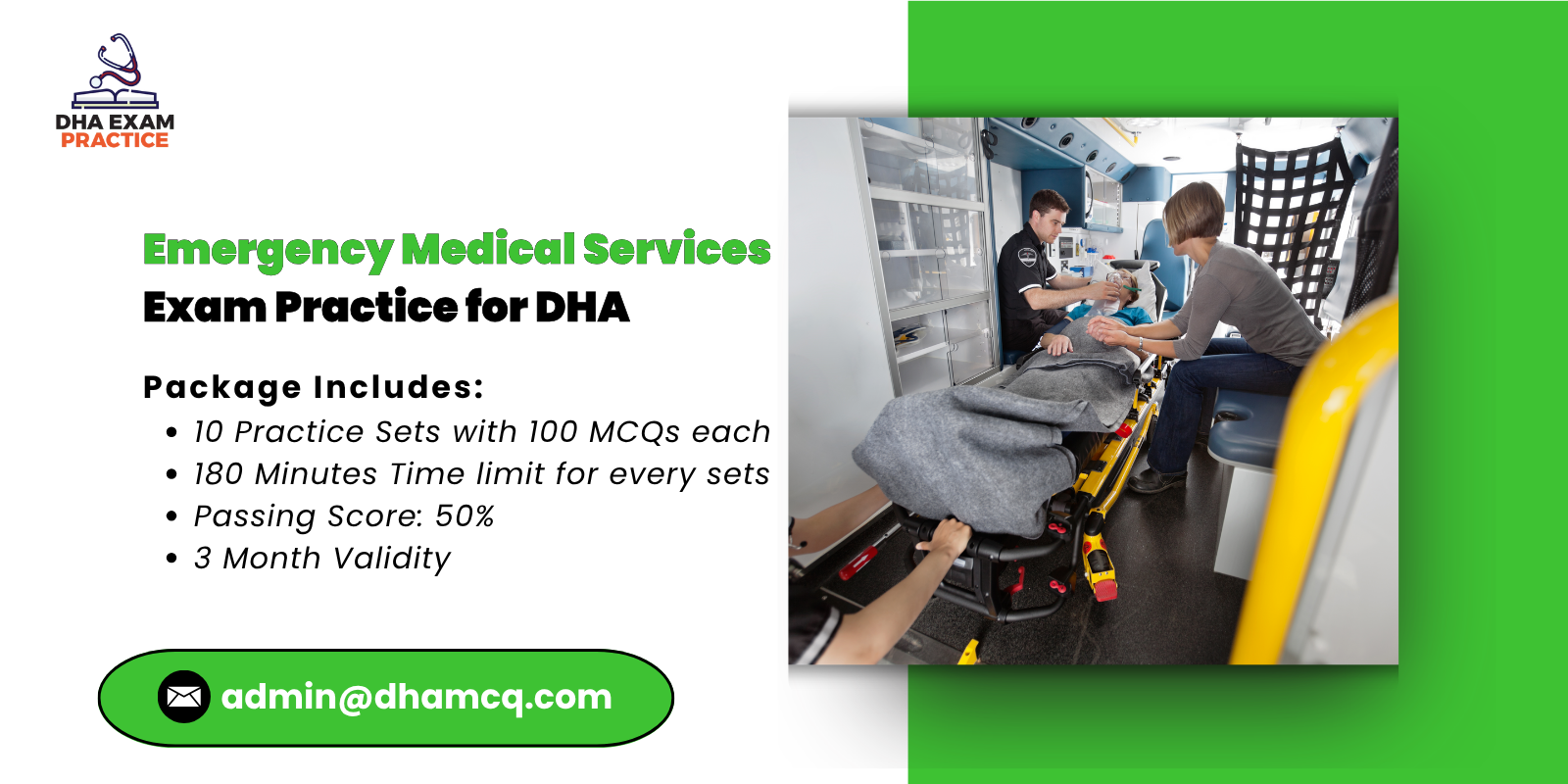 Emergency Medical Services Exam Practice for DHA