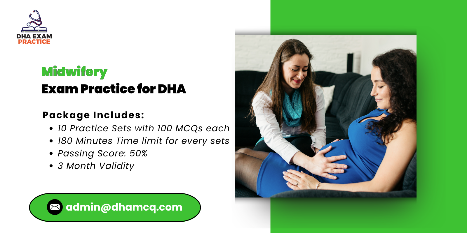 Midwifery Exam Practice for DHA