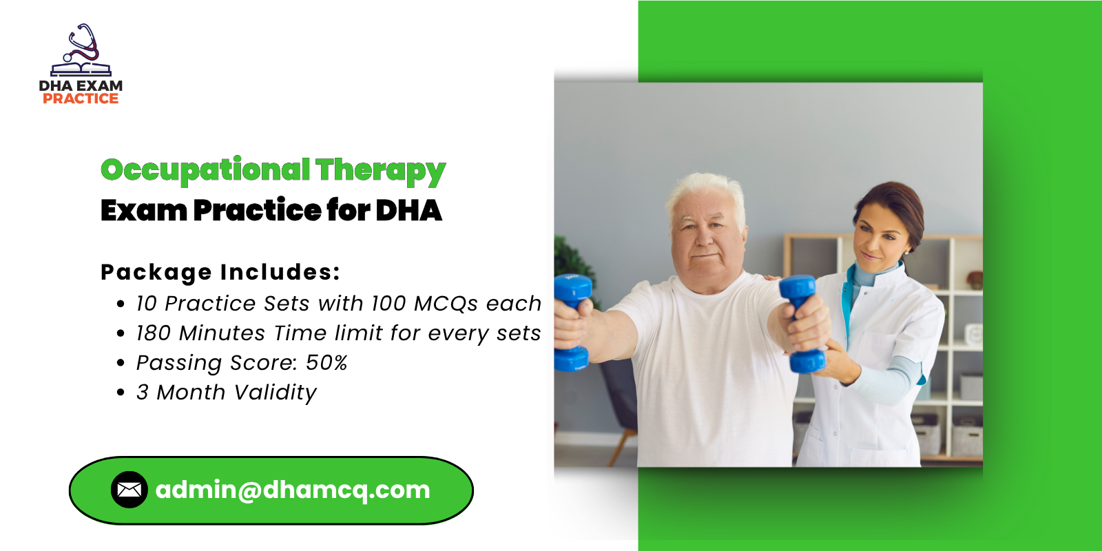 Occupational Therapy Exam Practice for DHA