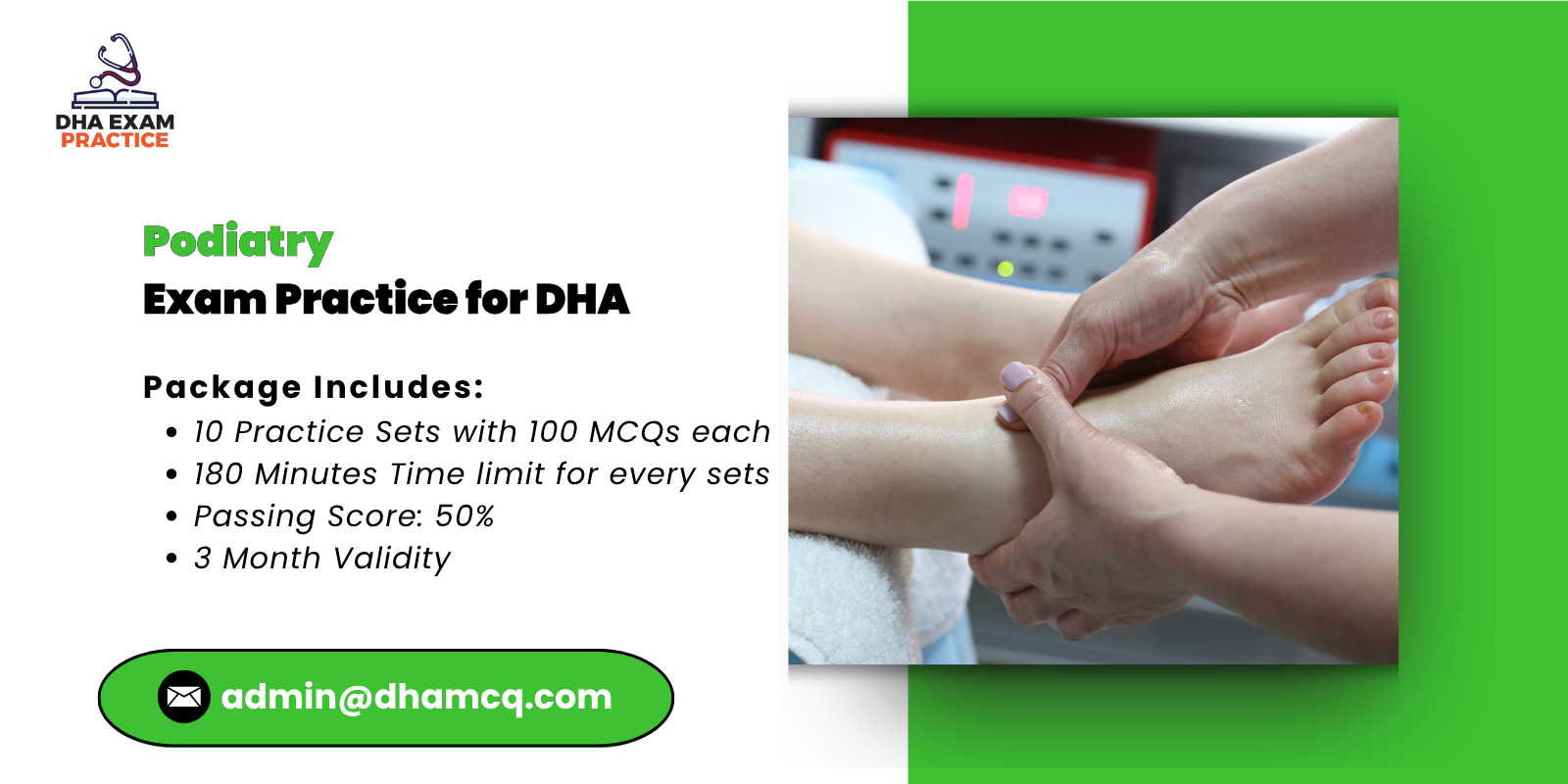 Podiatry Exam Practice for DHA