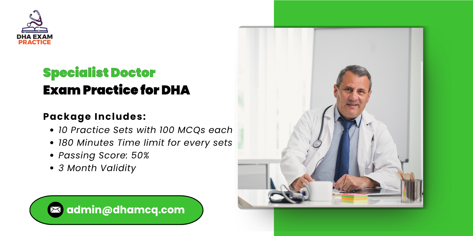 Specialist Doctor Exam Practice for DHA