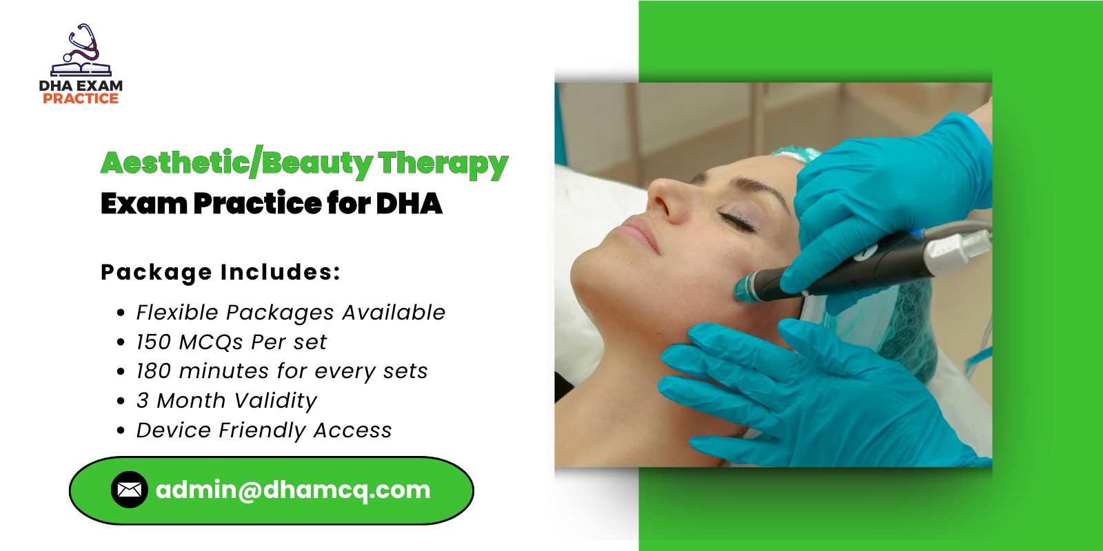 Aesthetic_Beauty Therapy Exam Practice for DHA