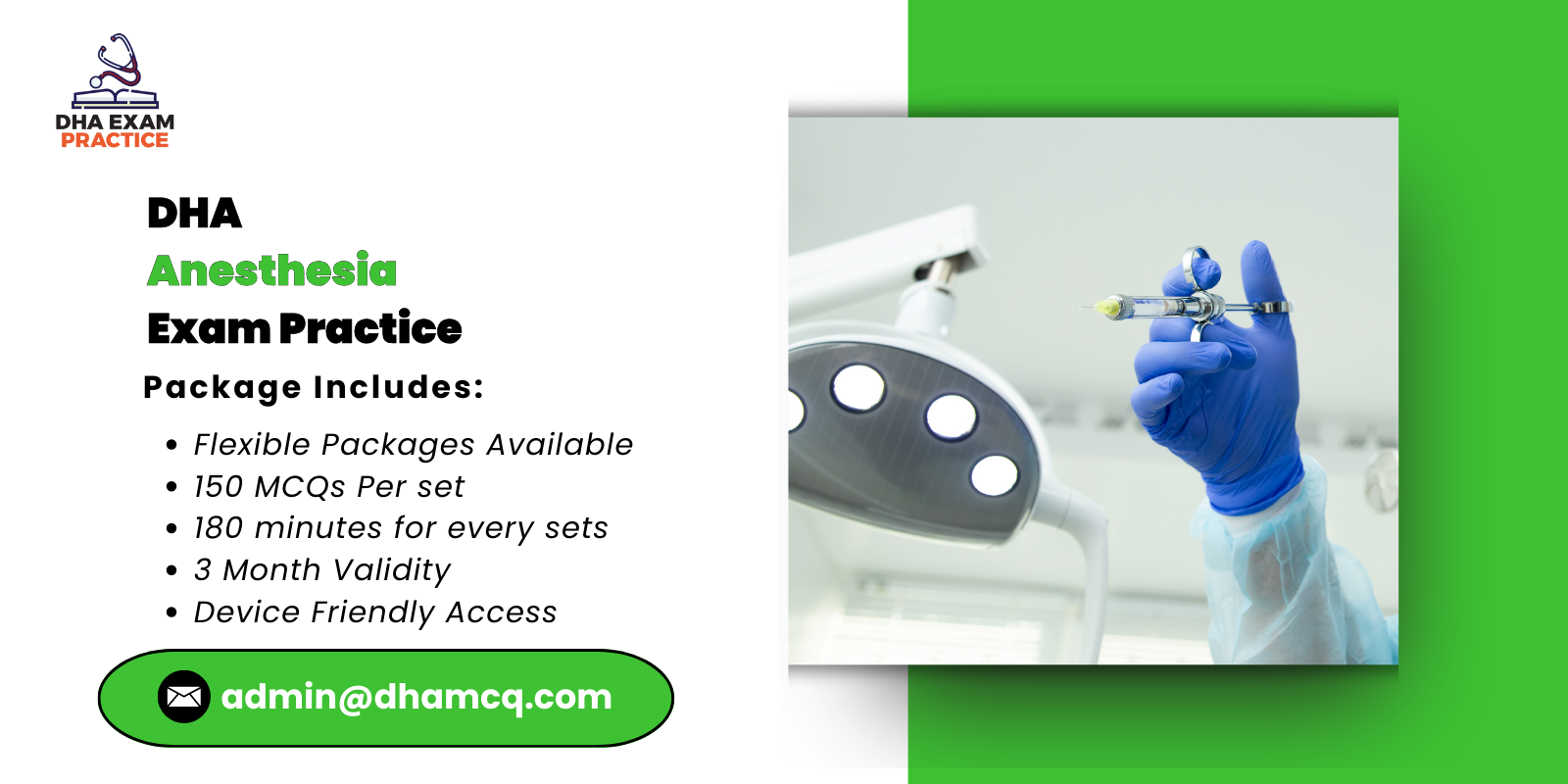 DHA Anesthesia Exam Practice