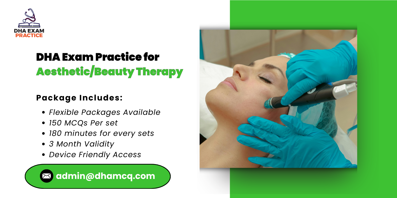 DHA Exam Practice for Aesthetic_Beauty Therapy