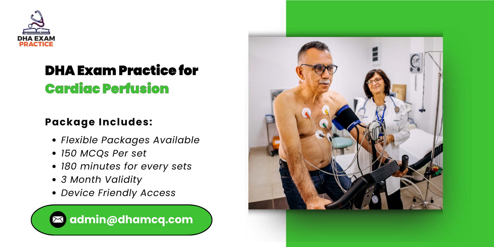DHA Exam Practice for Cardiac Perfusion