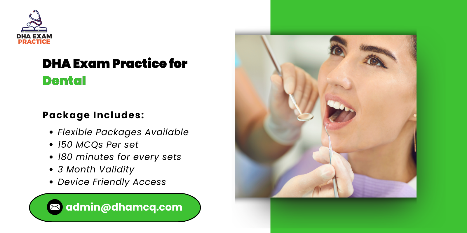 DHA Exam Practice for Dental