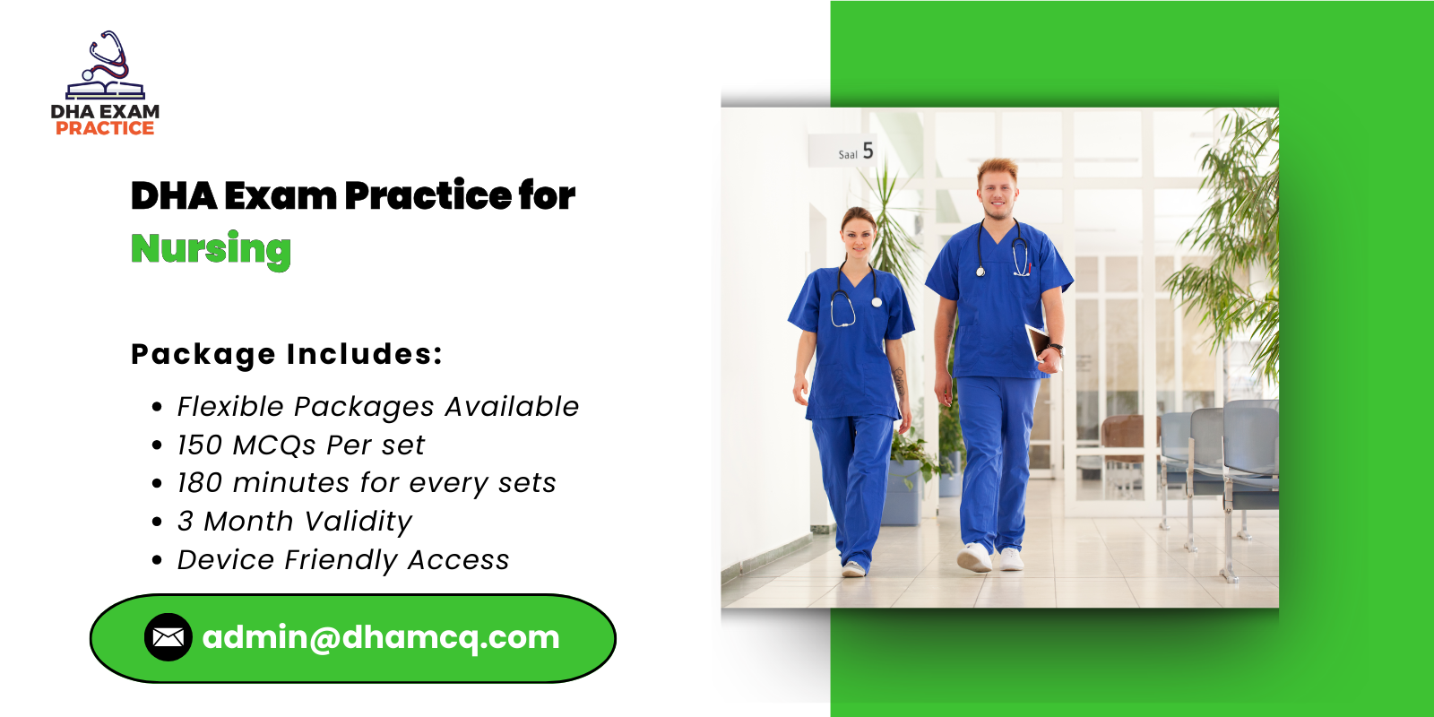 DHA Exam Practice for Nursing