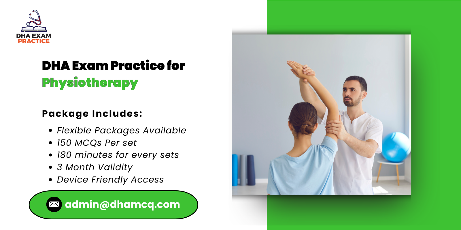 DHA Exam Practice for Physiotherapy