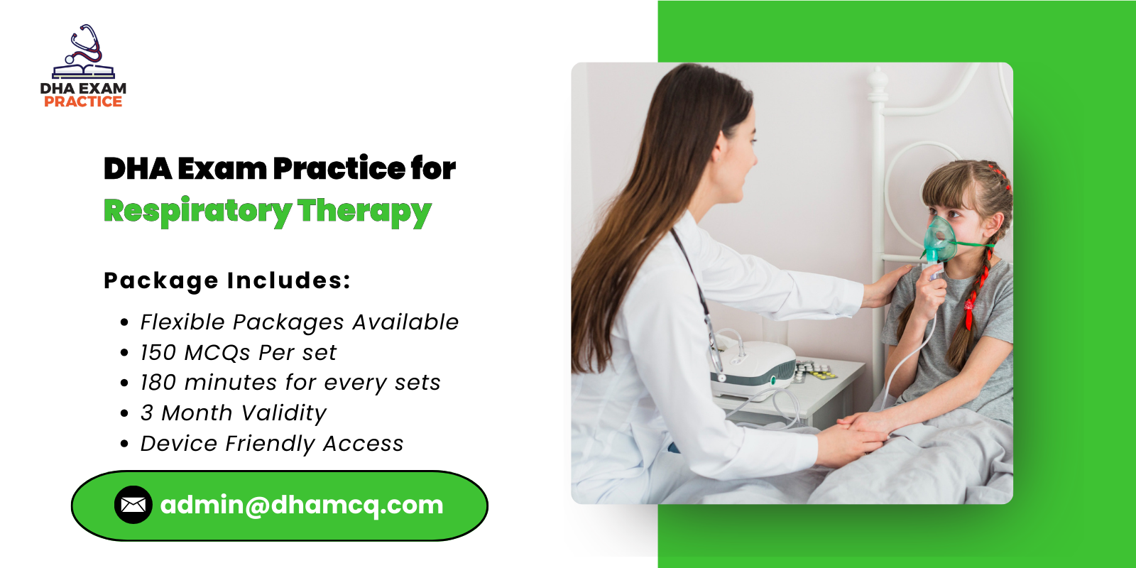 DHA Exam Practice for Respiratory Therapy