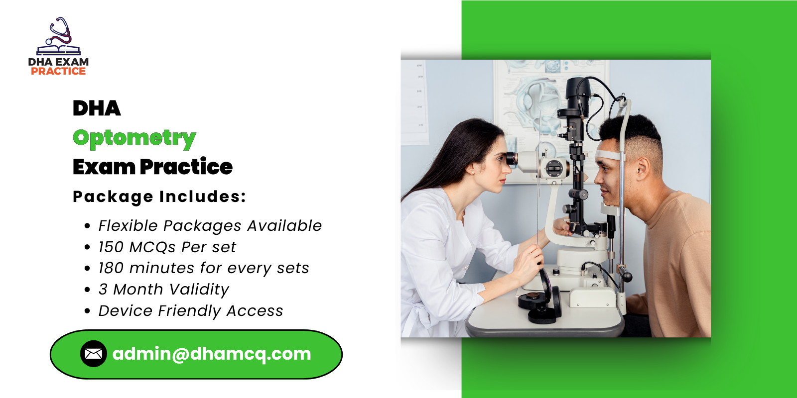 DHA Optometry Exam Practice