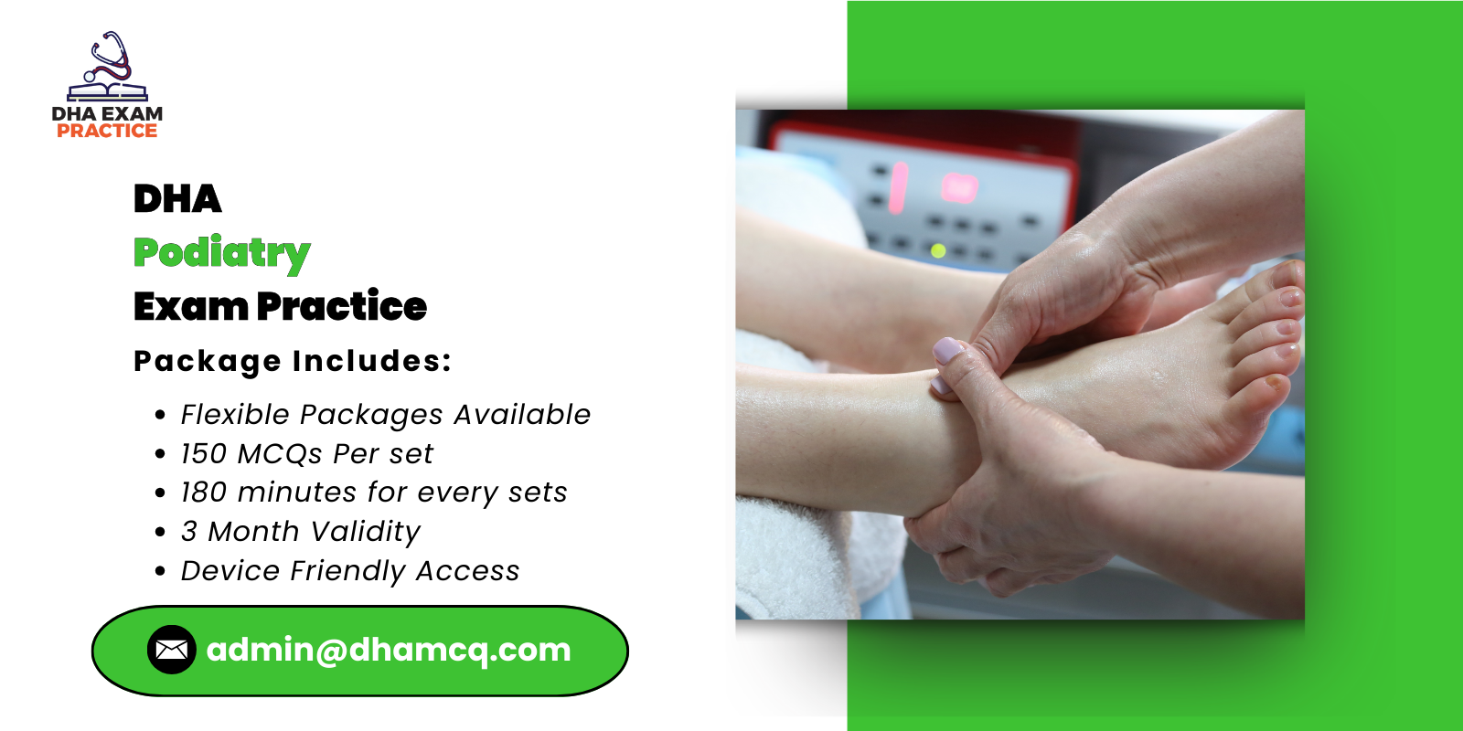 DHA Podiatry Exam Practice