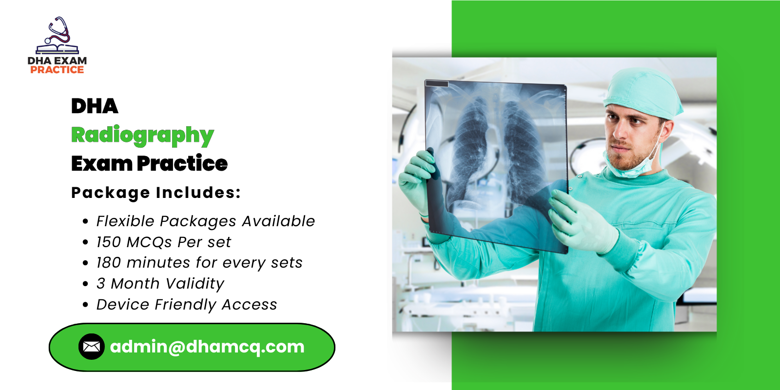 DHA Radiography Exam Practice