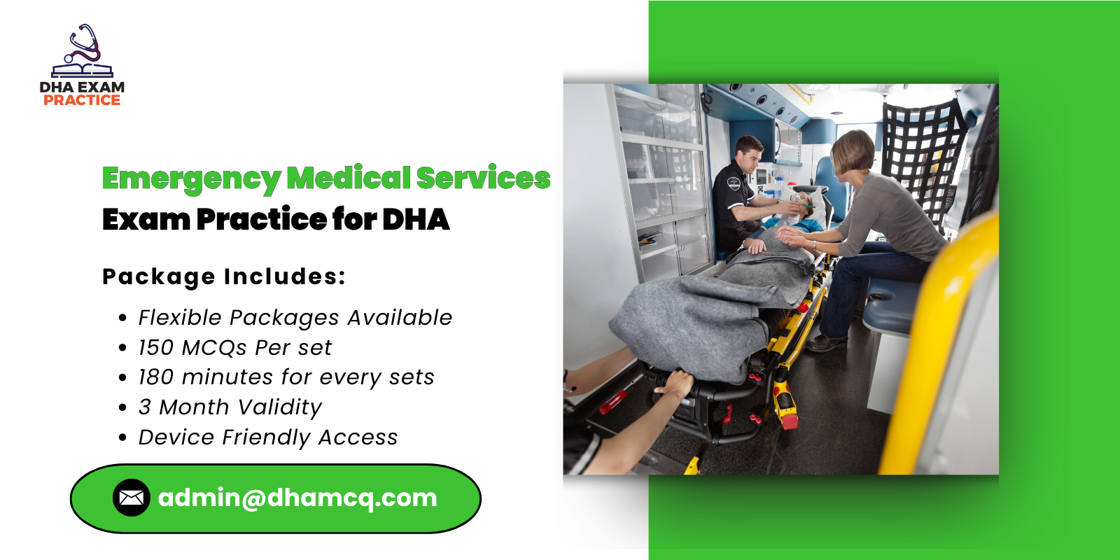 Emergency Medical Services Exam Practice for DHA