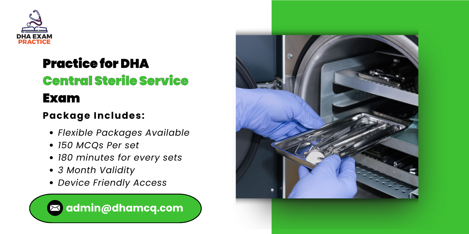 Practice for DHA Central Sterile Service Exam