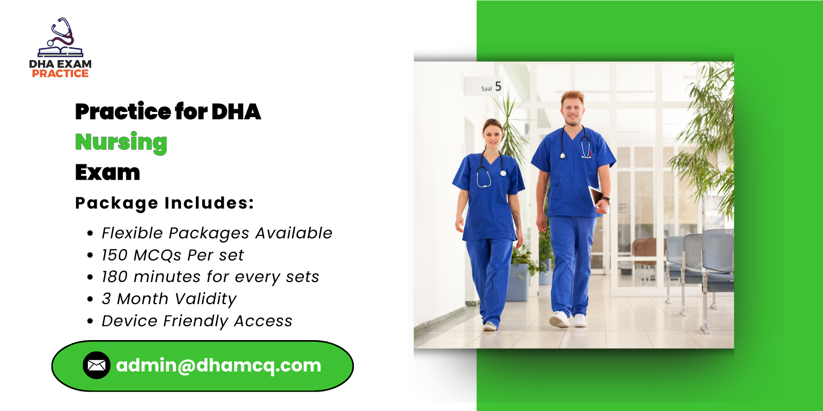 Practice for DHA Nursing  Exam