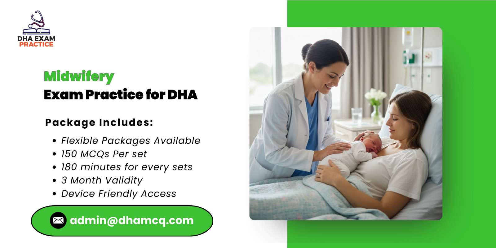Midwifery Exam Practice for DHA