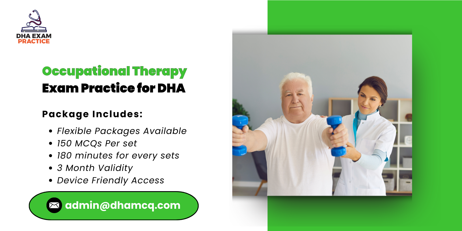 Occupational Therapy Exam Practice for DHA