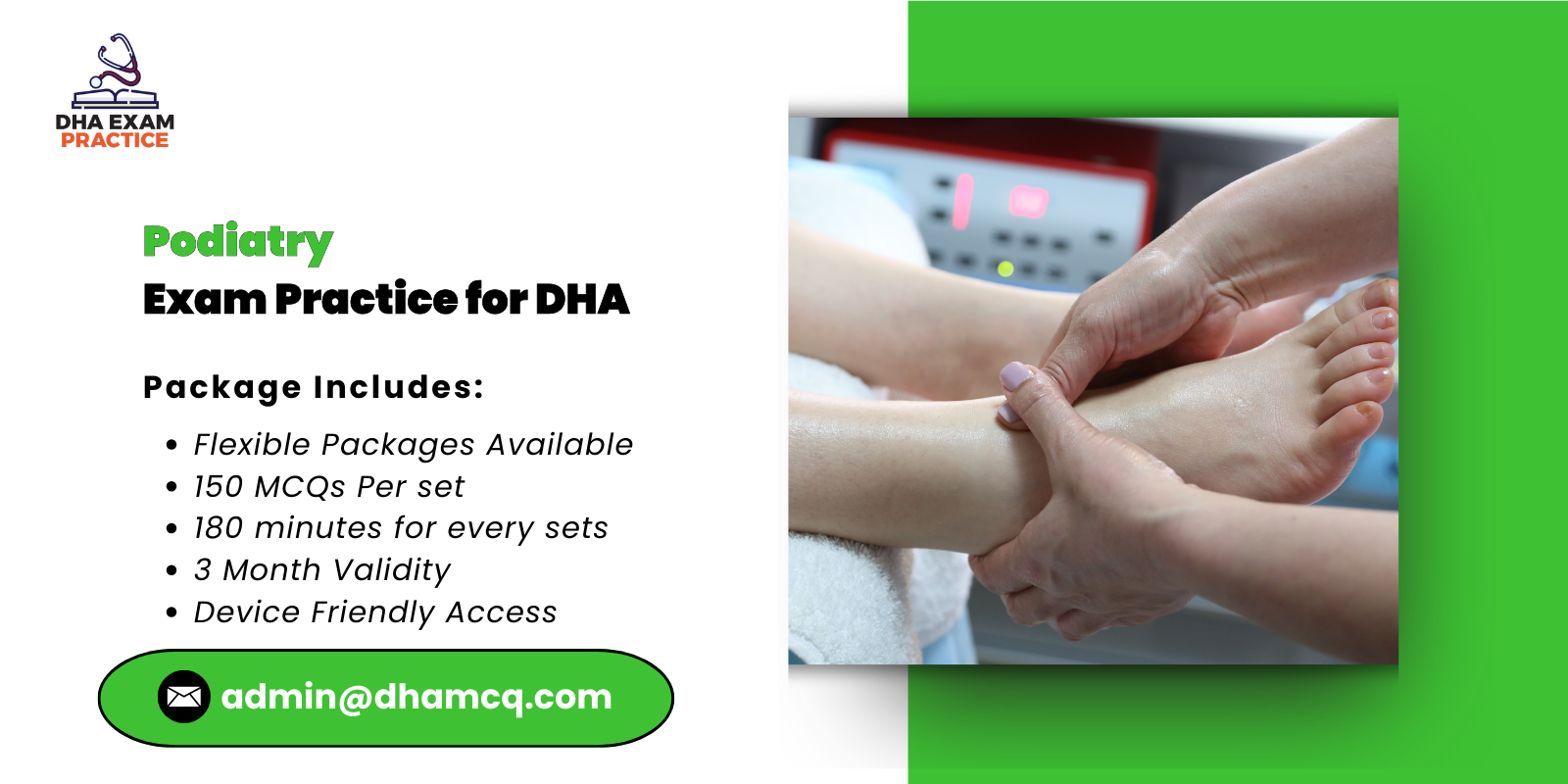 Podiatry Exam Practice for DHA