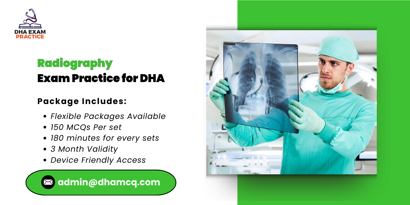 Radiography Exam Practice for DHA