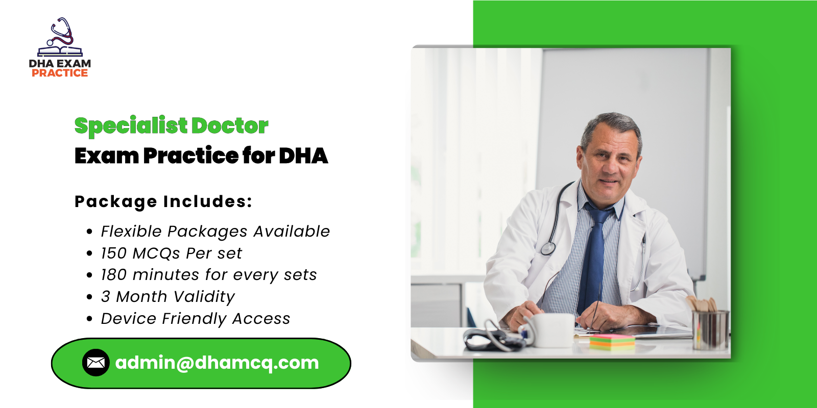 Specialist Doctor Exam Practice for DHA