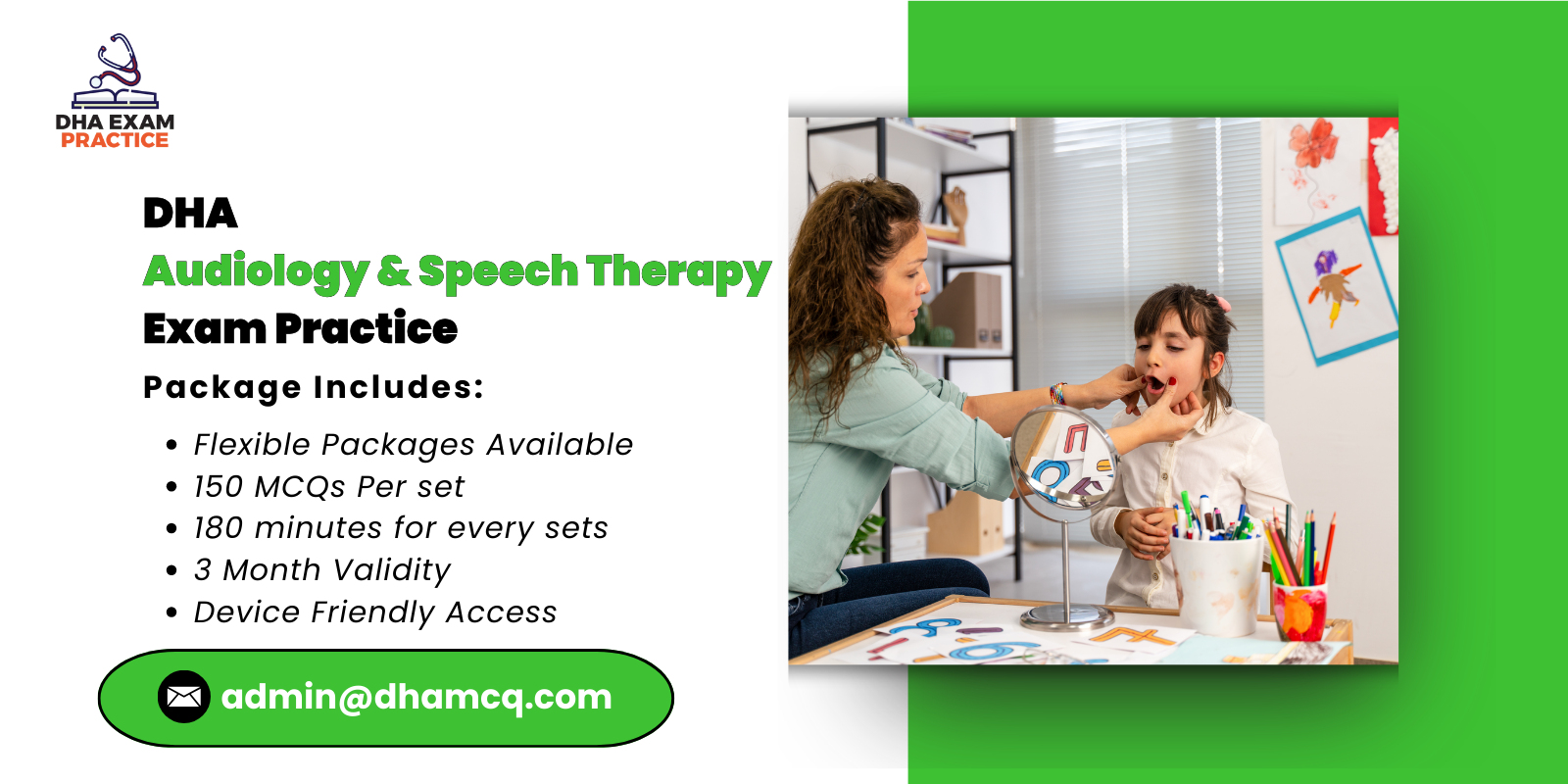 DHA Audiology & Speech Therapy Exam Practice