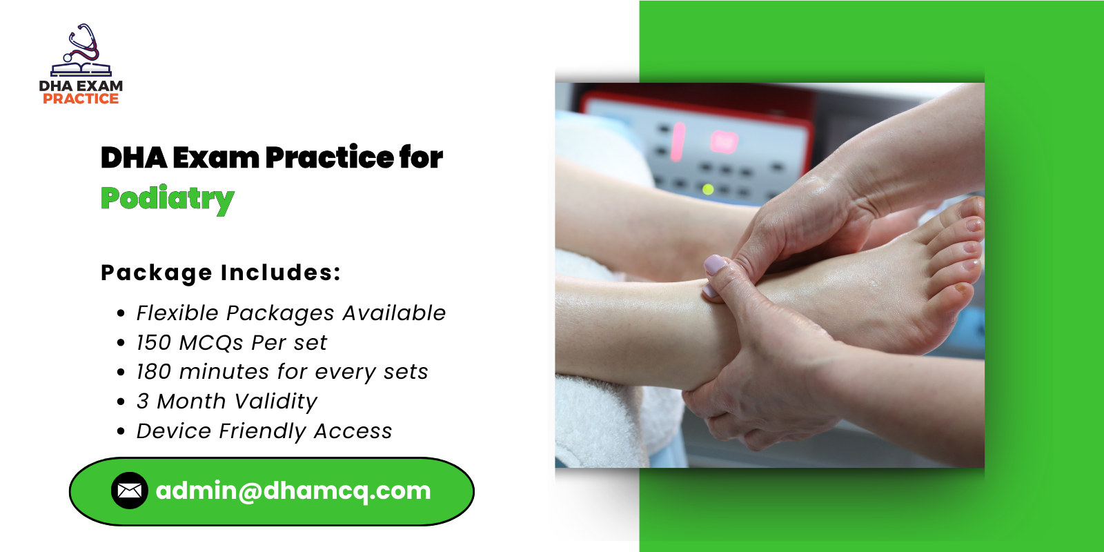 DHA Exam Practice for Podiatry