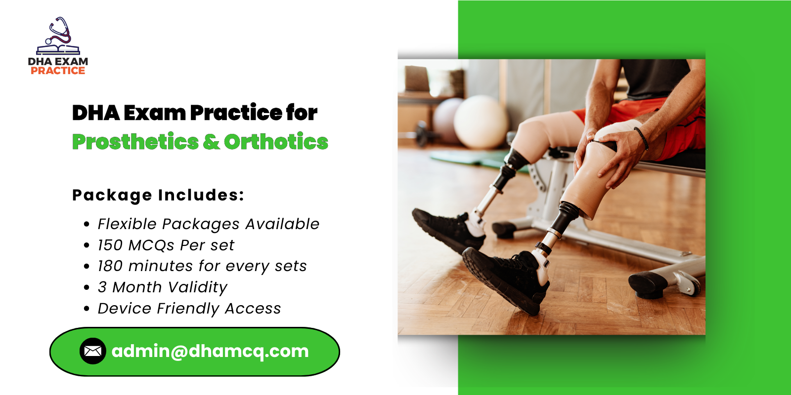 DHA Exam Practice for Prosthetics Orthotics