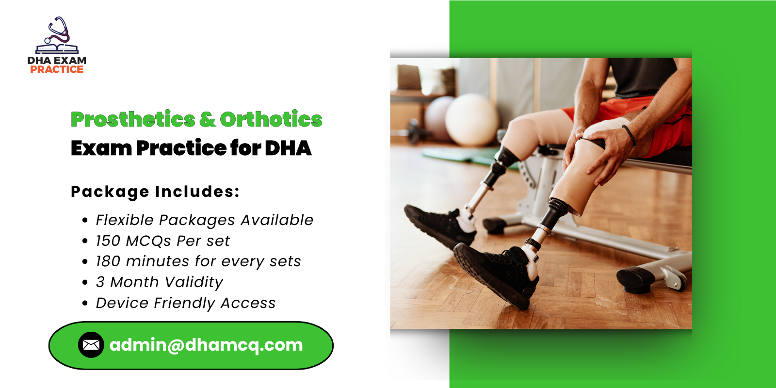 Prosthetics & Orthotics Exam Practice for DHA